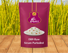 1509 Raw steam Parboiled